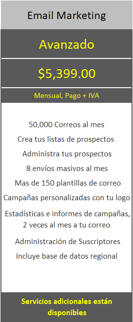 PROYETEL Email avanzado
