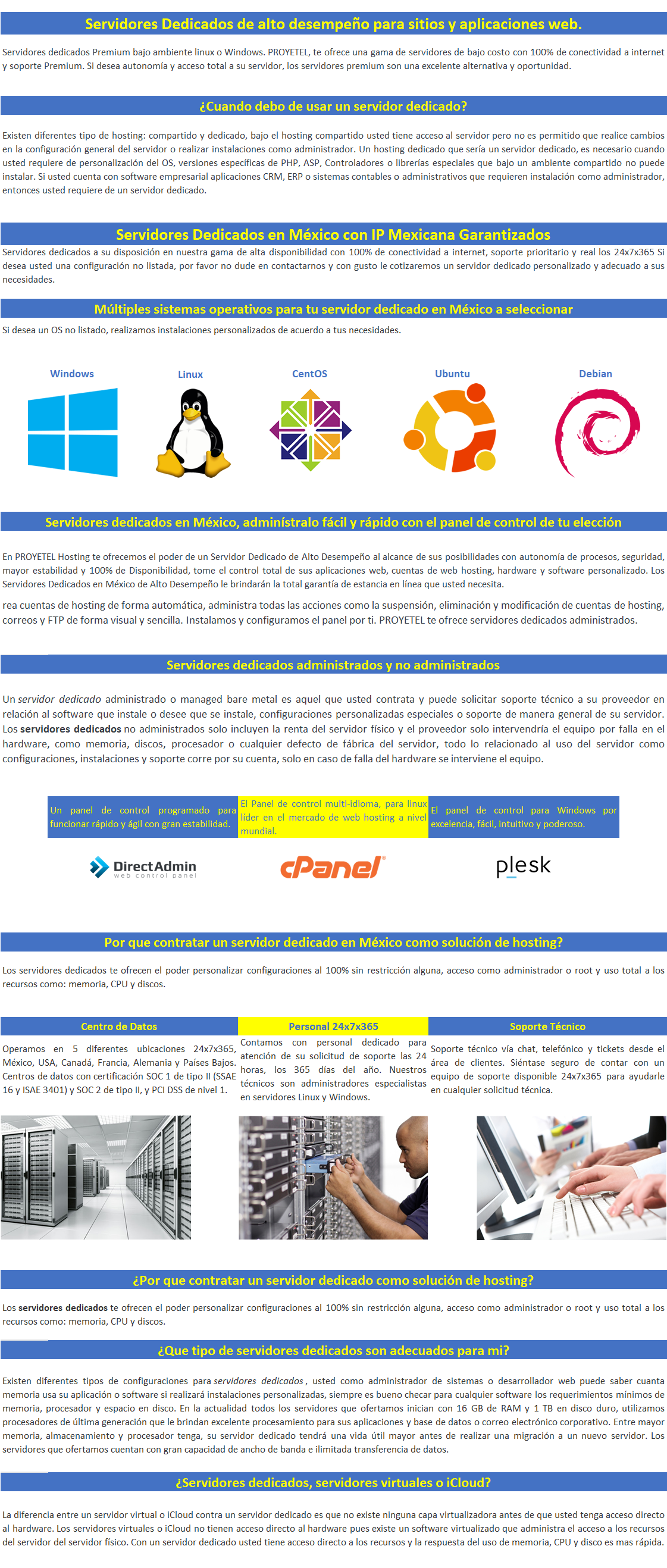 PROYETEL H dedicado